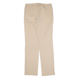 LACOSTE Roland Garros Womens Trousers Beige Regular Straight W32 L30