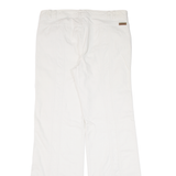 CALVIN KLEIN Womens Trousers White Relaxed Bootcut W33 L32