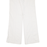 CALVIN KLEIN Womens Trousers White Relaxed Bootcut W33 L32