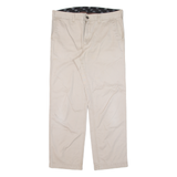 DICKIES Workwear Mens Trousers Beige Relaxed Straight W36 L30