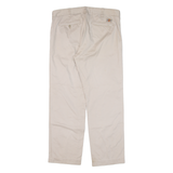 DICKIES Workwear Mens Trousers Beige Relaxed Straight W36 L30