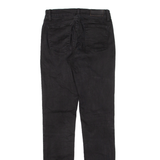 CALVIN KLEIN JEANS Mid Rise Womens Trousers Black Slim Skinny W24 L30