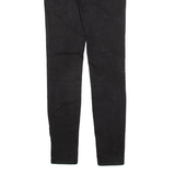 CALVIN KLEIN JEANS Mid Rise Womens Trousers Black Slim Skinny W24 L30