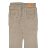 LEVI'S 514 Mens Trousers Green Classic Straight W32 L29