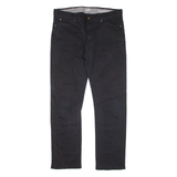 LEE Mens Trousers Black Slim Straight W36 L30