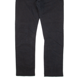 LEE Mens Trousers Black Slim Straight W36 L30
