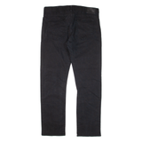 LEE Mens Trousers Black Slim Straight W36 L30