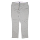 TOMMY HILFIGER Womens Trousers Green Slim Straight W32 L27