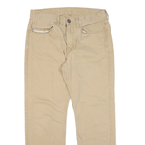 LEVI'S 514 Womens Trousers Beige Classic Straight W34 L30