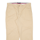 TOMMY HILFIGER Chino Mens Trousers Beige Regular Straight W38 L27