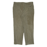 DICKIES Mens Trousers Green Relaxed Tapered W38 L29