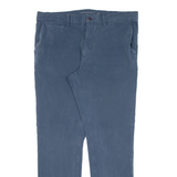 QUIKSILVER Mens Trousers Blue Slim Tapered W34 L29