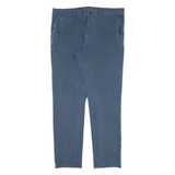 QUIKSILVER Mens Trousers Blue Slim Tapered W34 L29