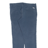 QUIKSILVER Mens Trousers Blue Slim Tapered W34 L29
