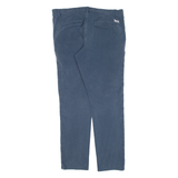 QUIKSILVER Mens Trousers Blue Slim Tapered W34 L29