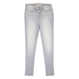 LEVI'S 535 Legging Womens Jeans Grey Slim Skinny Stone Wash W30 L32