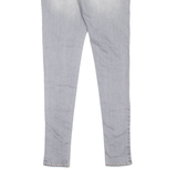 LEVI'S 535 Legging Womens Jeans Grey Slim Skinny Stone Wash W30 L32