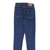 LEVI'S 721 High Rise Womens Jeans Blue Slim Skinny W26 L30