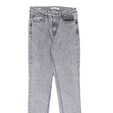 LEVI'S 721 High Rise BIG E Womens Jeans Grey Slim Skinny W28 L30