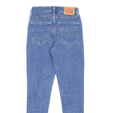 LEVI'S 721 High Rise Womens Jeans Blue Slim Skinny Stone Wash W25 L28