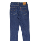 LEVI'S 721 High Rise Womens Jeans Blue Slim Skinny Stone Wash W27 L30
