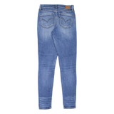 LEVI'S High Rise Womens Jeans Blue Slim Skinny Stone Wash W25 L29