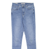 LEVI'S 720 High Rise BIG E Womens Jeans Blue Slim Skinny W27 L30