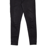LEVI'S Mile High Premium Womens Jeans Black Slim Skinny W32 L30