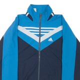 ADIDAS Lightweight Womens Track Jacket Black Colourblock UK 12