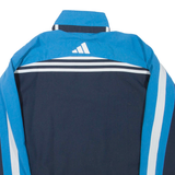 ADIDAS Lightweight Womens Track Jacket Black Colourblock UK 12