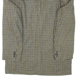 Mens Blazer Jacket Green Houndstooth L