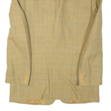 Mens Blazer Jacket Brown Check XL