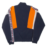 CHAMPION Mens Track Jacket Blue Colourblock S