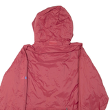 JACK MORGAN Mens Rain Jacket Red Hooded S