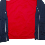 NIKE Mens Track Jacket Red Colourblock L