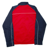 NIKE Mens Track Jacket Red Colourblock L
