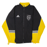 ADIDAS F.C. Zwingen Mens Workwear Jacket Black Colourblock L