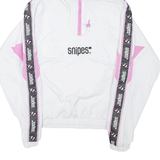 SNIPES Womens Pullover Jacket White Hooded XS