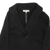 SANDRO Womens Coat Black Wool S