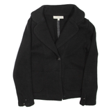 SANDRO Womens Coat Black Wool S