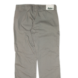 Womens Trousers Grey Loose Straight W34 L32
