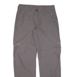 MAMMUT Womens Trousers Grey Regular Straight Nylon W30 L31
