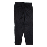 DIESEL Cropped Womens Trousers Black Slim Tapered W25 L21