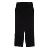 EXTE Mens Trousers Black Regular Straight W30 L31