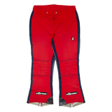 ELLESSE Womens Trousers Red Regular Bootcut W30 L24