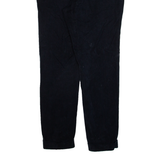 PEIKAMO Womens Trousers Black Regular Tapered W31 L28