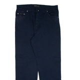 ZERBERUS Mens Trousers Blue Relaxed Straight W33 L28
