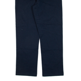 ZERBERUS Mens Trousers Blue Relaxed Straight W33 L28