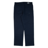 ZERBERUS Mens Trousers Blue Relaxed Straight W33 L28