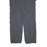 COLUMBIA Womens Trousers Grey Regular Straight Nylon W32 L30